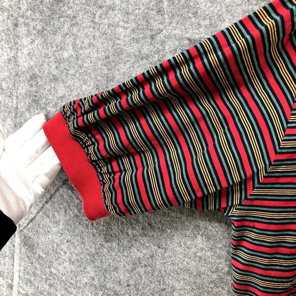 Vintage Gilbert LTD Pima Cotton Polo Shirt Mens L Short Sleeve Multi Striped - Picture 5 of 10